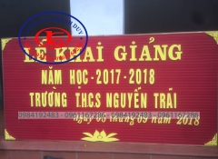 CHỮ BẢNG NỈ TRƯỜNG HỌC