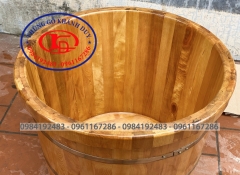Bồn Tròn Gỗ pơ mu 03