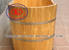 Bồn Bầu Dục - Gỗ Thông Nhập