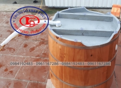 Bồn Tròn Gỗ Thông Nhập 02