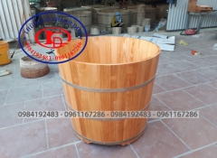Bồn Tròn Gỗ Thông Nhập 