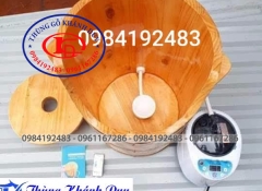 Thùng Gỗ Xông Chân 02