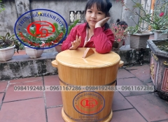 THÙNG GỖ ĐỰNG GẠO 20 KG