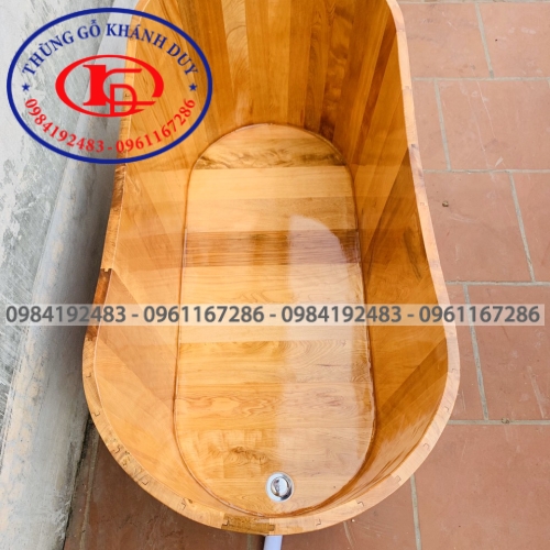 Bồn Bầu Dục - Gỗ Thông Nhập 04