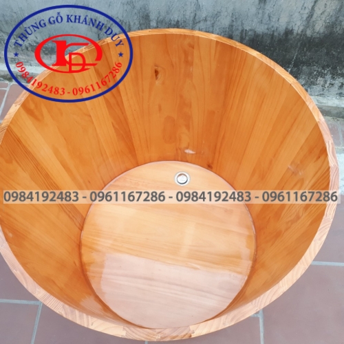 Bồn Tròn Gỗ Thông Nhập 03