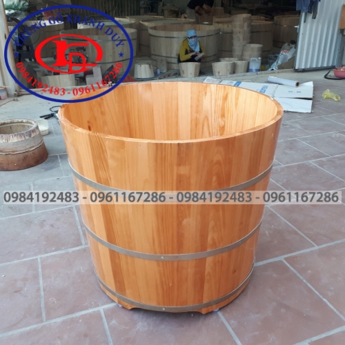 Bồn Tròn Gỗ Thông Nhập
