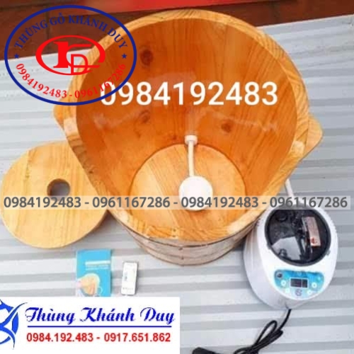 Thùng Gỗ Xông Chân 02