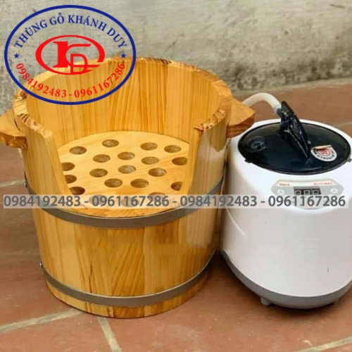 Thùng Gỗ Xông Đầu 02