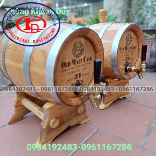 Thùng rượu gỗ sồi 10 lít