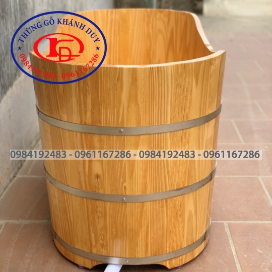 Bồn Bầu Dục - Gỗ Thông Nhập