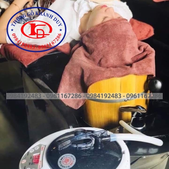 Thùng Gỗ Xông Đầu 03